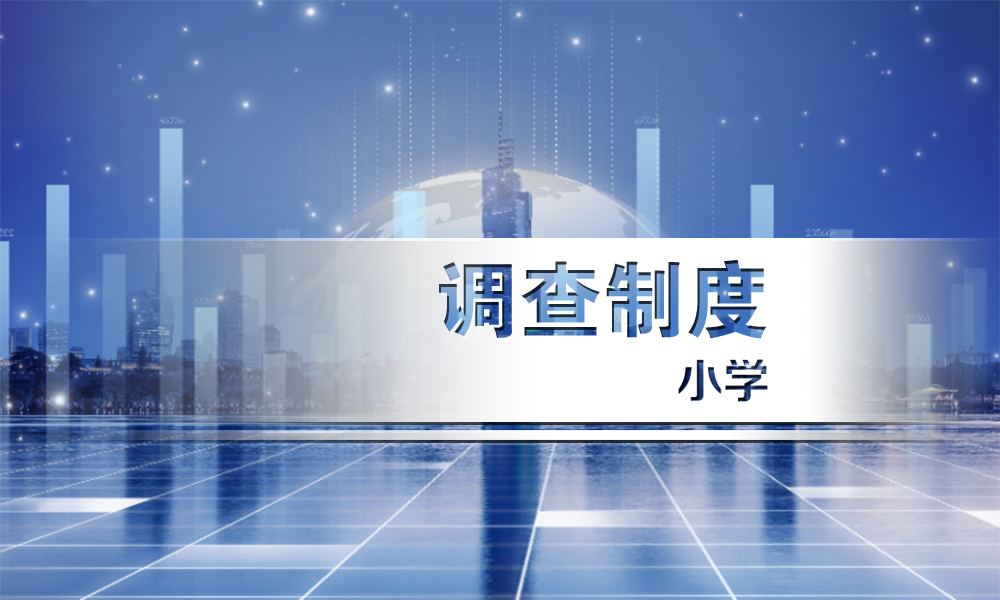 教育事业综合统计调查制度课程（小学）课程封面