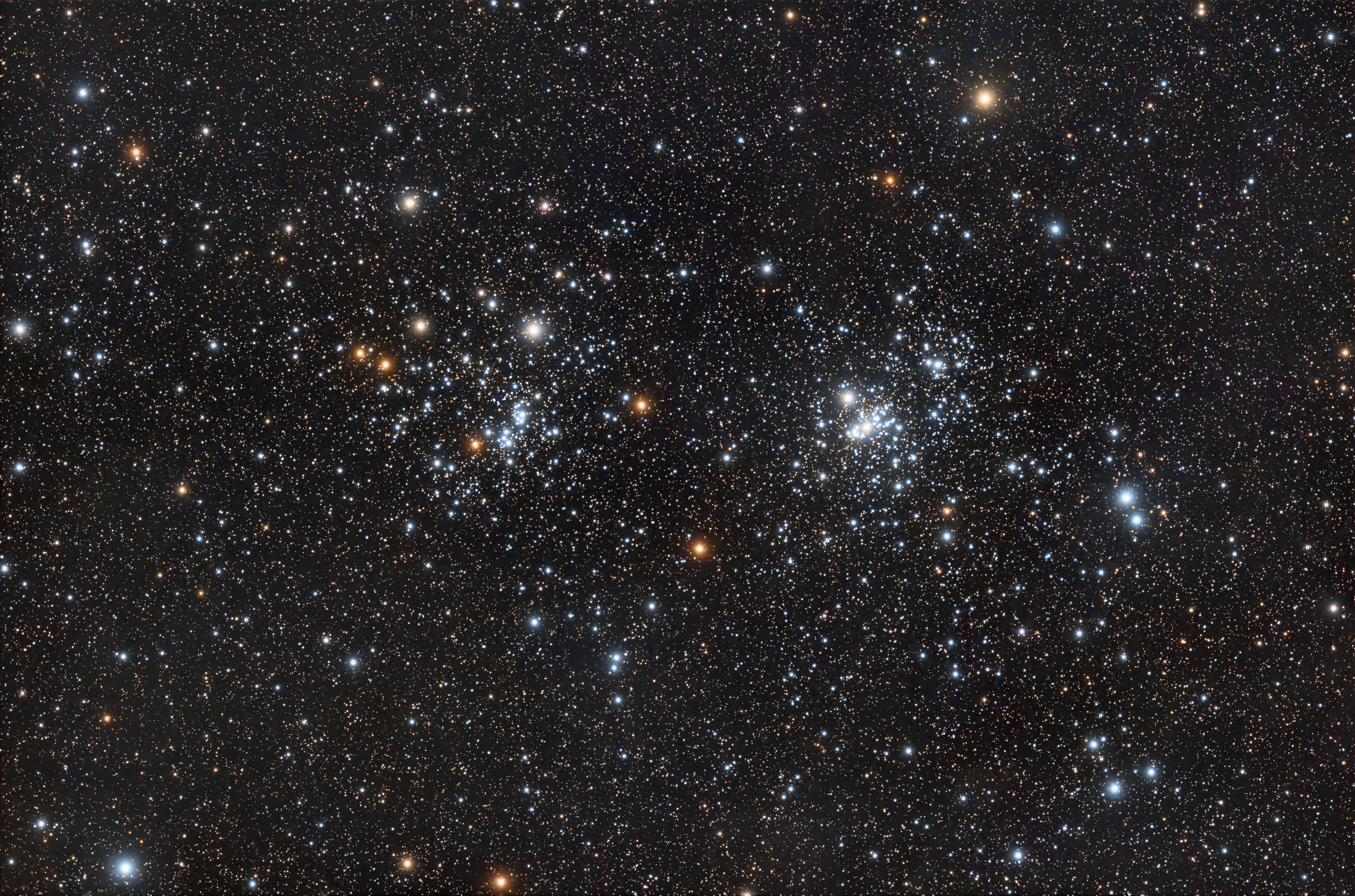 英仙座中的双星团